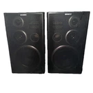 Vintage Pair Sony SS-D115 Bookshelf Speakers 3 Way Black Wood 6OHM 70W Box. Fixed Price $84.95.