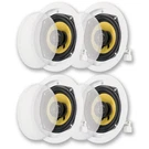 Acoustic Audio HD-5 Flush Mount Ceiling Speakers Home Theater 2 Pair Pack. Fixed Price $80.88.