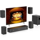 Wooden 5.1.2 Sound Bars, 4 Surround Speakers Wired, Virtual Sy.... Fixed Price $166.61.