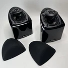 Mirage Nanosat Prestige Piano Black Surround Sound Bookshelf 2 Speakers. Fixed Price $84.50.