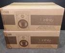 2 (1 Pair) Infinity CS60 Main / Stereo Speakers. Fixed Price $135.00.