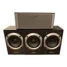 Lot Of 3 Sony SS-MSP88 & 1X SS-CNP88 Surround Sound Speakers Missing Front Read. Fixed Price $39.99.