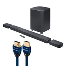 Jbl 1300X MK2 11.1.4 Channel Soundbar With Audioquest Sky 3M Hdmi Cable. Fixed Price $1742.45.