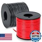12 Gauge Electrical Wire, Red/black Each 150FT, Flexible Low Voltage Pvc Copper. Fixed Price $55.10.