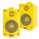 Pyle PDWRBT36 3.5 200W Bluetooth 2-WAY Indoor/outdoor Yellow Speakers (pair). Fixed Price $80.49.