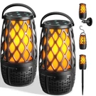 Outdoor Speakers Bluetooth IP65 Waterproof Hd Stereo Flame Lights Kanad Sound. Fixed Price $89.99.