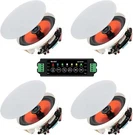Herdio 6.5" Bluetooth Ceiling Speakers 2-WAY Flush Mount Wall For Home. Fixed Price $126.67.