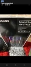 Samsung Sound Tower MX-ST4CB 140W With Party Lights And IPX5-RATED Weather. Fixed Price $150.00.