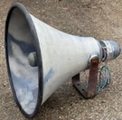Huge Vintage University Loudspeakers Stadium Military Horn. Fixed Price $149.00.
