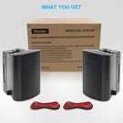 Herdio 4" Outdoor Waterproof Passive Speakers Wired Wall Mount 200W (2 Pairs ). Fixed Price $138.87.