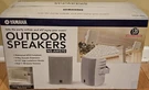 Yamaha Waterproof Outdoor Speakers NS-AW570 White Wide Frequency Response Nib. Fixed Price $159.74.