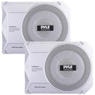 2X Pyle PLMRSBA10 900W Max Low-profile Active Amplified Marine Subwoofer. Fixed Price $285.49.