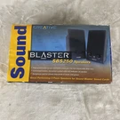 Creative Sound Blaster SBS250 Computer Stereo Speakers. Fixed Price $28.00.