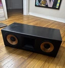 Klipsch Rc- 7 Center Channel Speaker Dual Copper Woofers Horn Tweeter. Fixed Price $450.00.