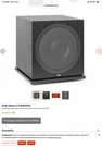Elac SUB3030 12" Powered Subwoofer - Black. Fixed Price $699.99.