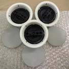 Russound SP-M6TT In-ceiling Loudspeakers W/surrounds & Grilles Lot Of 3. Fixed Price $87.49.