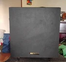 Bic America Venturi V-80 8" 100W Powered Subwoofer Black Wired Cube Wood. Fixed Price $60.00.