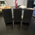 Lg S54S1-S Surround Satellite Speakers Set Of 3 Wired Black Rectangular Ohms. Fixed Price $19.99.