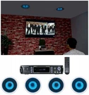 Rockville Home Theater Bluetooth RECEIVER+(4) In-ceiling 6.5" Led Speakers. Fixed Price $254.85.