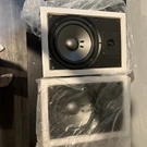Boston 6.5" In-wall In-ceiling Speakers Pair White Home Audio. Fixed Price $55.85.