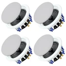 Herdio 6.5'' 600WATTS 2-WAY Cafe Ceiling Speakers Wired For Home Theater System. Fixed Price $143.47.