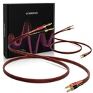 Ucinnovate 2PK 4M Audiophile Speaker Cable Pure Copper Ofc Wire Gold. Fixed Price $56.24.