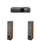 Focal Bundle: 2X Vestia NO3 Dark Wood Floorstanding Speakers & Naim Uniti Sta.... Fixed Price $5999.00.