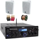 Pyle 200W Usb Fm Radio Stereo Audio Receiver, 2X 4" Speakers, Banana Plugs. Fixed Price $190.49.
