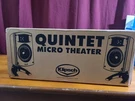 Klipsch Quintet Micro Theater System -5 Speaker Set W/ Box. Work Great!. Fixed Price $84.99.