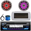 Jvc KD-T92MBS 1-DIN Marine Bluetooth Cd Stereo W/cover, 2X 6.5" Rgb Led Speakers. Fixed Price $306.99.