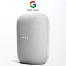 Google Nest Audio Smart Stereo Speaker Voice Assistant Chalk Light Gray. Fixed Price $79.99.