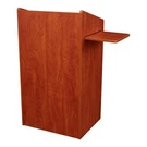 Oklahoma Modern Wood Aristocrat Non-sound Lectern In Cherry. Fixed Price $355.58.