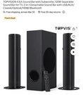 Topvision SD01 4.1CH Sound Bar With Subwoofer, 120W, Bluetooth, Hdmi, Usb. Fixed Price $60.00.