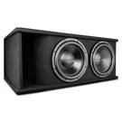 Dual 12" 1500 Watts Rms Loaded Subwoofer Ported Enclosure With ZR12.4D DS18. Fixed Price $599.95.