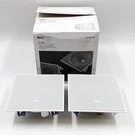 Kef Series CI160ES Two-way Uni-q In-wall Square Speaker Pair (SP4038AA) White. Fixed Price $238.93.