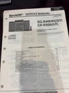 Orig. Sharp SG-R400AV (gy) CP-R400 Repair & Service Manual *original*. Fixed Price $13.99.