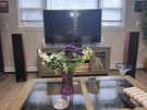 Polk Audio TSI400 Cherry Tower Speakers Pair With Matching Center Channel CS10. Fixed Price $749.00.