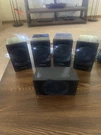 Panasonic Speaker Set SB-HC171 Center, 2XSB-HF171 Front, 2XSB-HS171 Surround. Fixed Price $29.99.