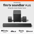 Amazon Fire Tv 5.1 Channel Soundbar Plus With Subwoofer & Surround Speakers. Fixed Price $399.62.
