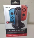 New Bionik Tetra Power Quad Port Charging Dock For Nintendo Switch Joy-con. Fixed Price $21.00.