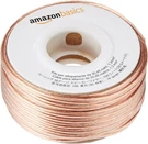 Amazon Basics Speaker Cable, Easy Assembly, 16-GAUGE, 100 Feet, Bronze. Fixed Price $15.97.