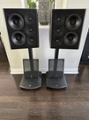 Miller Kreisel M&k S-150 Thx L&r Speaker With Original ST-1 Stands. Fixed Price $2000.00.