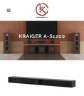 Kraigerhifi A-S1200. Fixed Price $324.00.