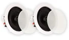 Theater Solutions TS50C Flush Mount Ceiling Speakers 2-WAY Home Pair. Fixed Price $37.90.