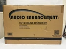 Audio Enhancement Ceiling Speaker, Model CS-12. Metal Back Can 8" 4 Pack. Fixed Price $150.00.