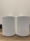 Klh Faraday Series F-6600-AW All-weather Outdoor Speaker, White, Pair- Used. Fixed Price $250.00.