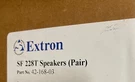 Extron 42-168-03 Sf 228T Ceiling Speakers Pair New. Fixed Price $265.00.