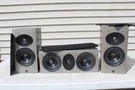 Athena Technologies Audition AS-B1-1 L/r + AS-C1-1 Center 8 Ohm 125 W Tested. Fixed Price $149.99.
