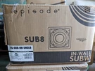 Episode ES-SUB-IW-SNGL8 Passive In-wall 8" Subwoofer New Free Shipping. Fixed Price $210.00.