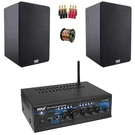 Pyle PTA4 Aux Cd MP3 Amp Receiver, 2X 6.5 240W Wooden Speakers, Banana Plugs. Fixed Price $198.99.